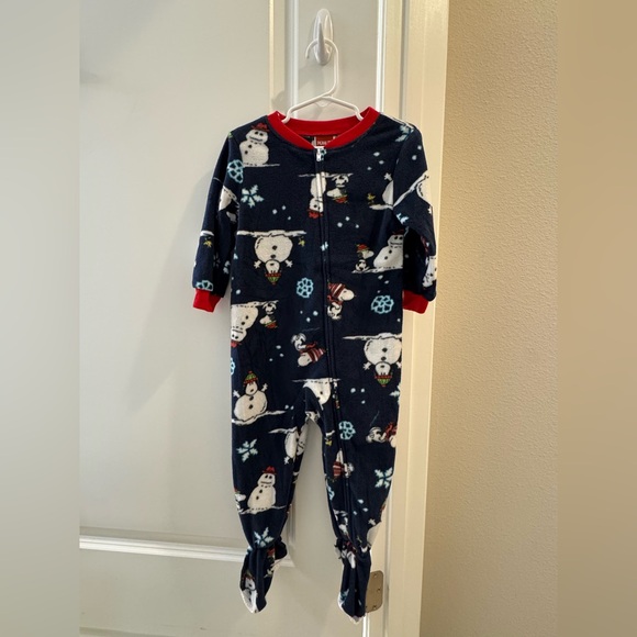 Peanuts Other - Peanuts Holiday Kid One Piece Pajama Set